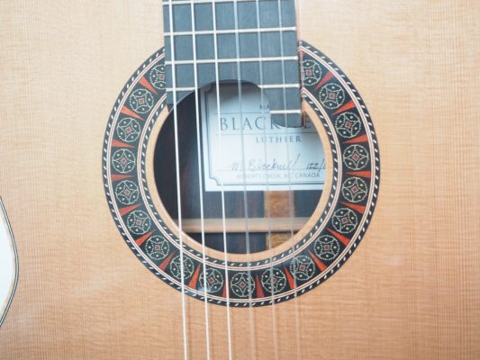 Martin Blackwell guitare classique luthier double-table