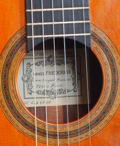 Daniel Friederich guitare classique luthier