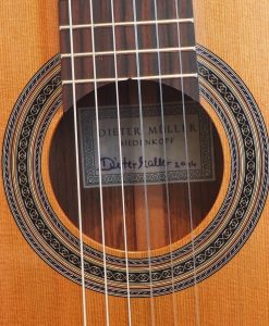 Dieter Muller guitare classique double-table luthier