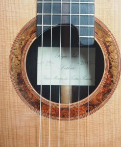 Régis Sala guitare classique modèle lattice Australe