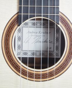 Andreas Krischner guitare classique double-table luthier