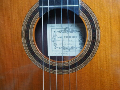 Daniel Friederich guitare classique luthier