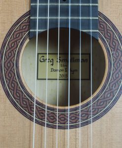 Greg Smallman & sons 2015 guitare classique de concert barrage lattice