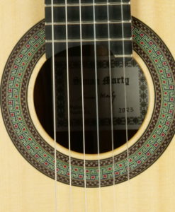 guitare classique du luthier simon Marty rosace