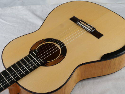 Guitare classique Kim Lissarrague luthier Deluxe 2022 No 383 (4)