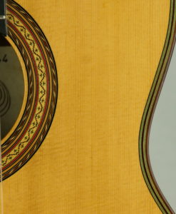 Guitare classique luthier Hermann Hauser détail