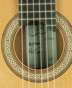 guitare classique luthier O'Leary guitare n°277 rosace