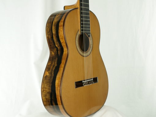 guitare classique luthier O'Leary guitare n°277 profil