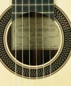 guitare classique du luthier Daniele Marrabelle 2024 rosace