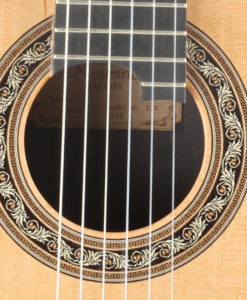 Guitare classique luthier Charalampos Koumridis barrage lattice No 124 19KOU124-09