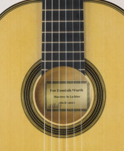Guitare classique luthier Dominik Wurth copie Antonio Torres 19WUR016-03