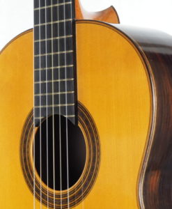 Daniel Friederich luthier guitare classique n° 266 table en épicéa 18FRI266-07