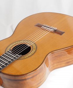 Luthier Dieter Hopf guitare classique Portentosa Evolucion barrage lattice