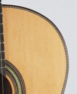 Luthier stanislaw Partyka guitare classique barrage lattice