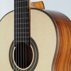 Stanislaw Partyka guitare classique de luthier table lattice