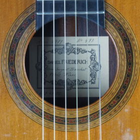 www.guitare-classique-concert.fr Guitare classique luthier Daniel Friederich