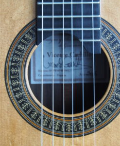 vicente carrillo Guitare classique du luthier herencia especial 09