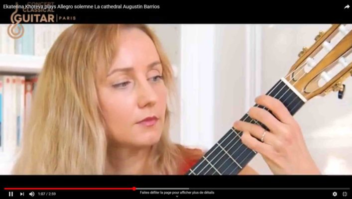 Ekaterina Khoreva www.guitare-classique-concert.fr