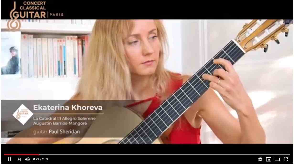 Ekaterina Khoreva www.guitare-classique-concert.fr 07