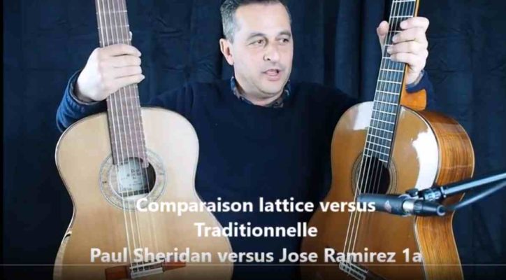 comparaison de guitares classiques de luthier à vendre Paul sheridan contre jose ramirez 1a
